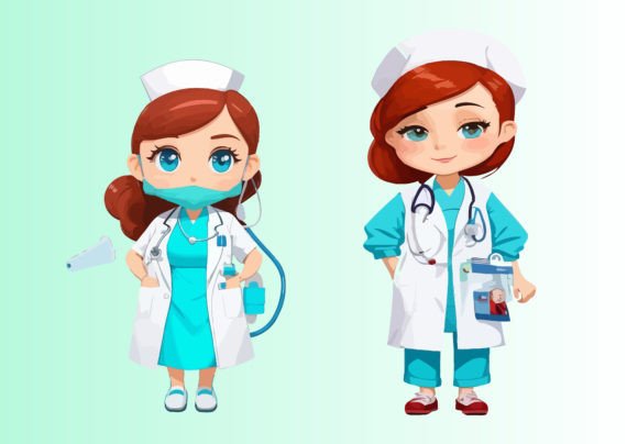 Medical Cartoon SVG: Graphics for Editorial Use