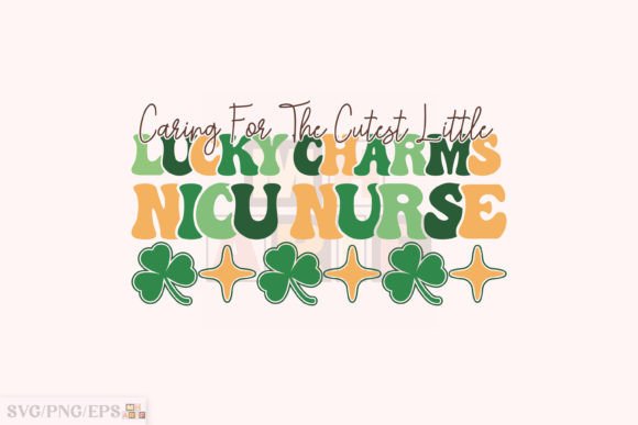 NICU Nurse St Patrick's PNG SVG Design