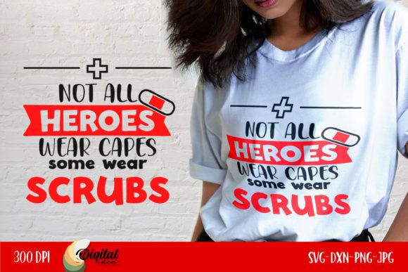 Nurse Heroes SVG: Graphics for T-Shirt Designs