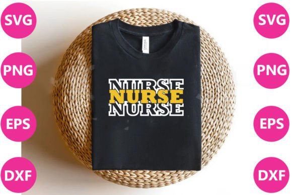 NURSE- Nurse Retro Svg Graphics