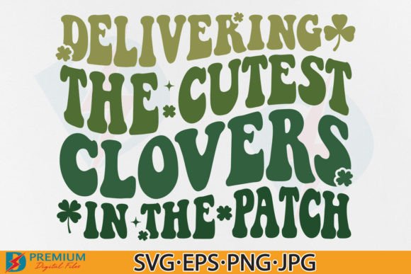 Nurse St Patrick's SVG, Retro Lucky PNG