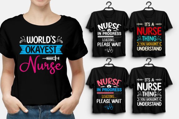 Nurse T-Shirt Design Graphics for T-Shirt Designs