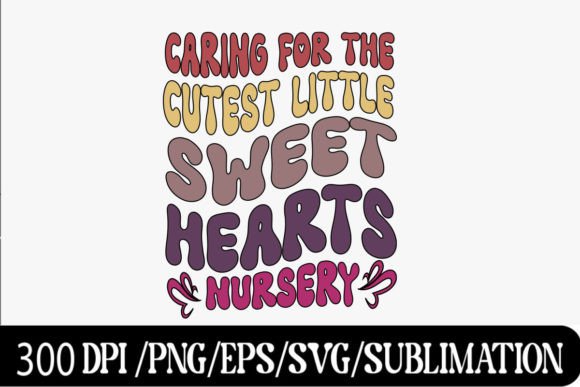 Nursery Nurse Valentine SVG, Retro PNG Graphics